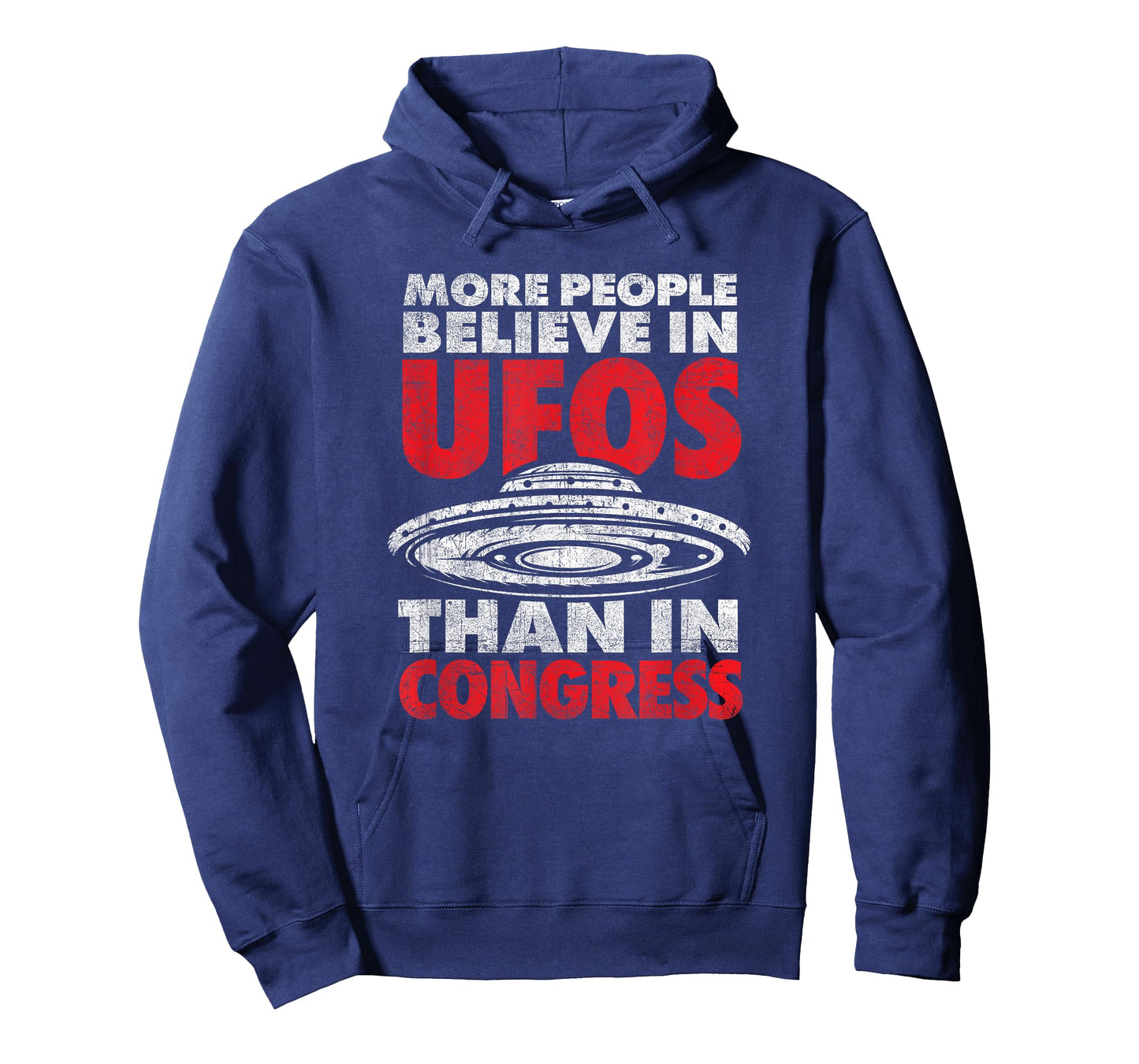 Funny More People Believe in UFOs Than in Congress T-Shirt