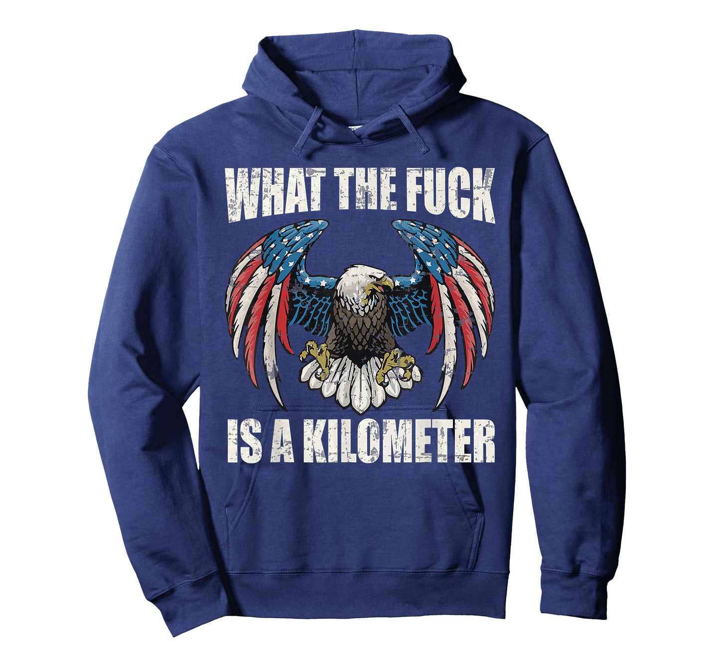 WTF What The Fuck Is A Kilometer George Washington July 4th T-Shirt