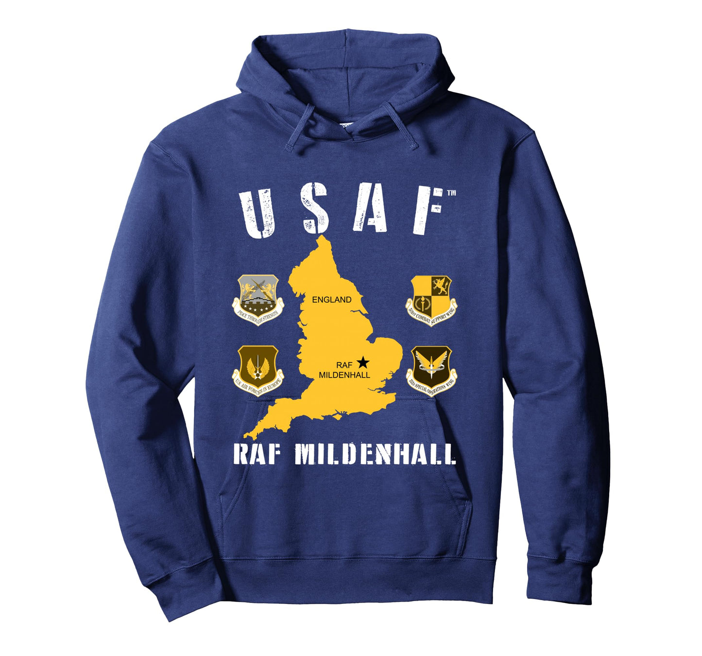 USAF RAF MILDENHALL Long Sleeve T-Shirt