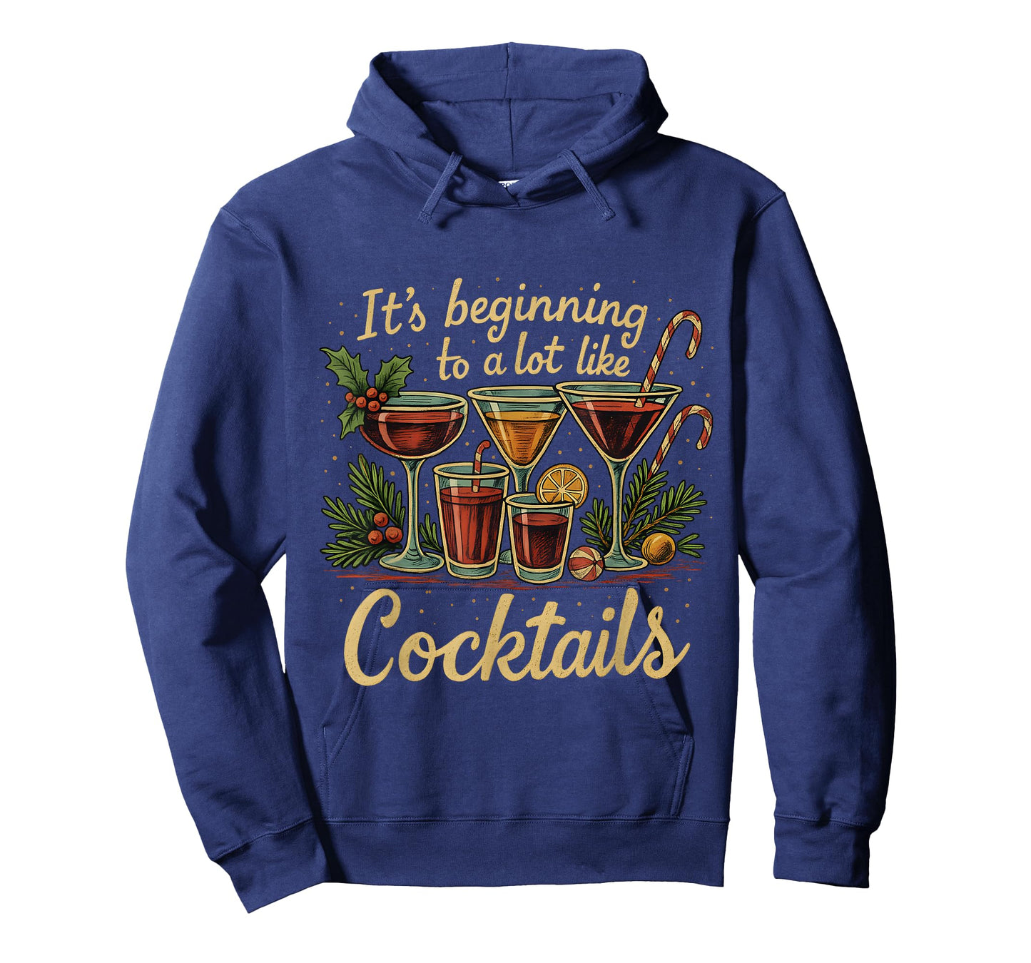Holiday Cocktails Funny Christmas Drink Lover T-Shirt