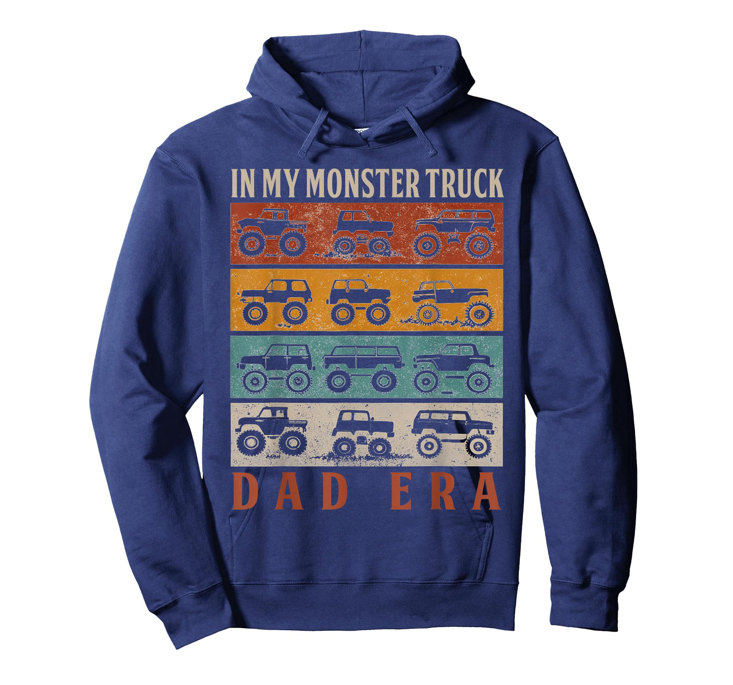 In My Monster Trucks Dad Era Matching Family Truck Lovers T-Shirt