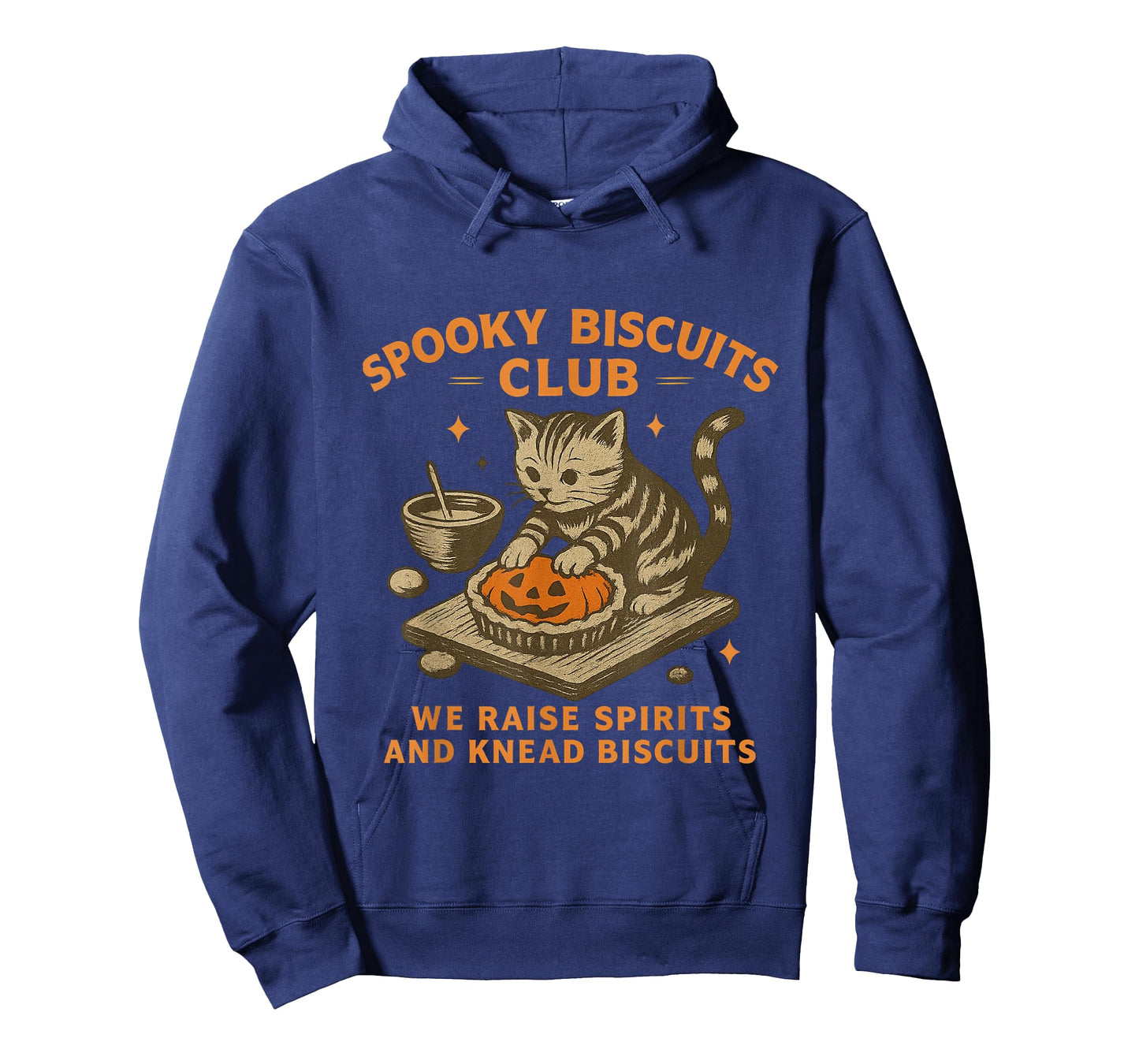 Spooky Biscuits Club Cat, Funny Cat Ghost Halloween Baking T-Shirt