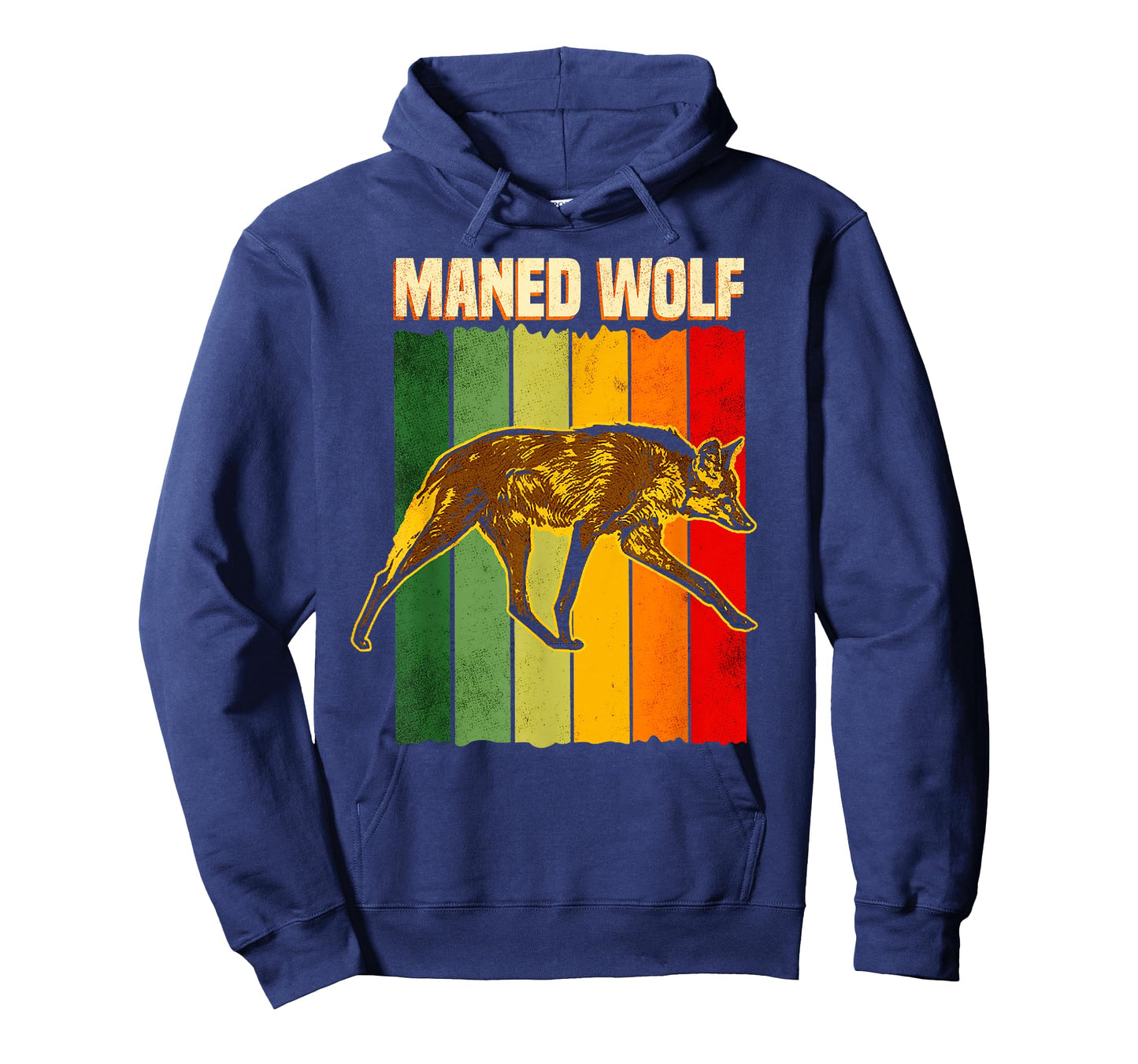 Maned Wolf South America Animal Colorful T-Shirt