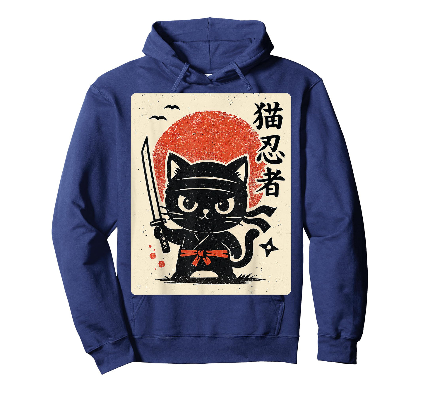 Cute Samurai Ninja Cat Warrior Japanese Anime Gifts Funny T-Shirt