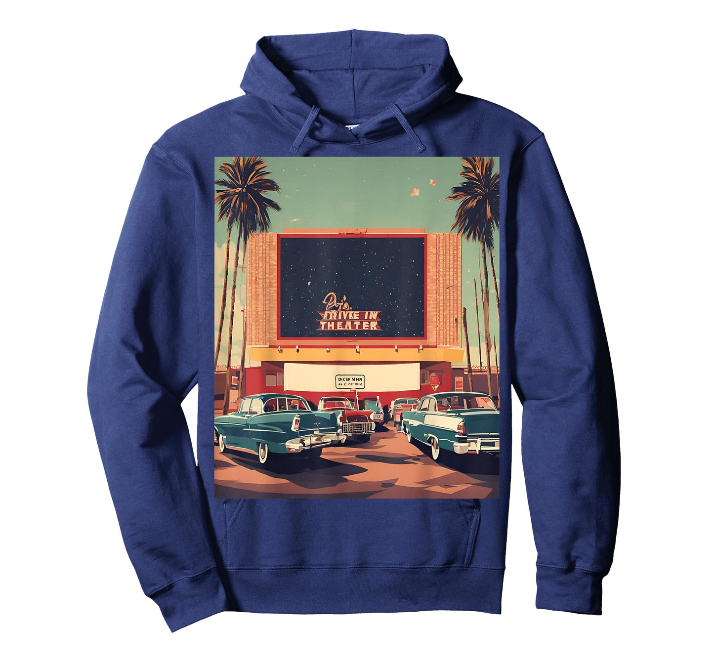 Retro Drive-in Theater Vintage Movies Graphic T-Shirt