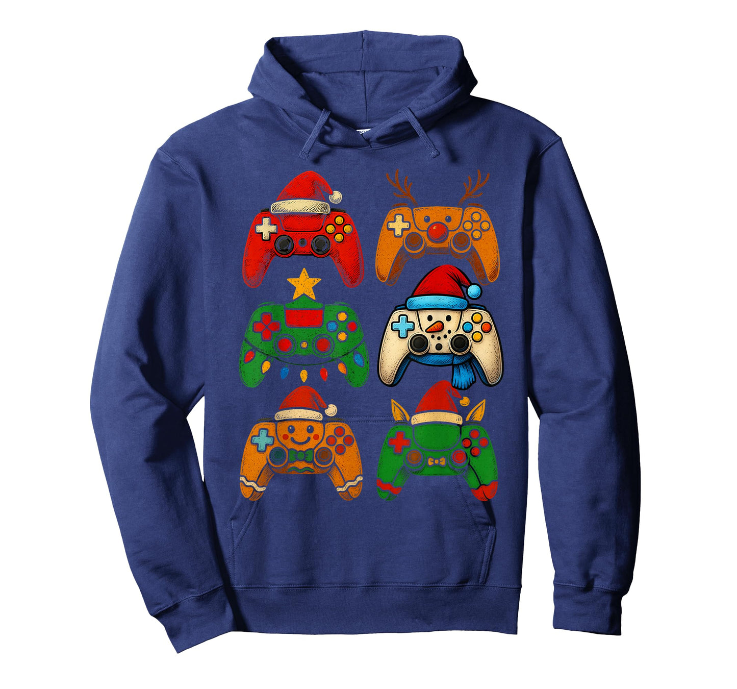 Christmas Gamer Game Controller Xmas Gaming Boys Kids Men T-Shirt
