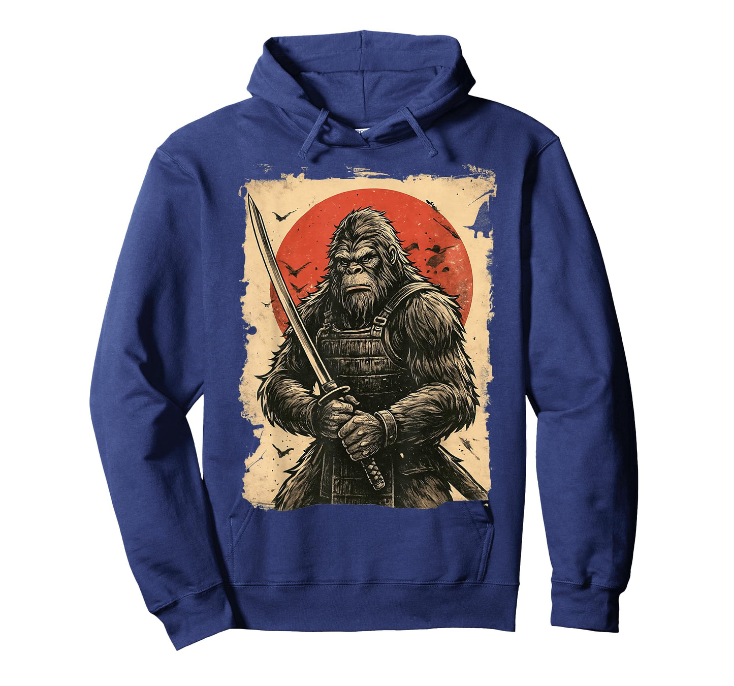 Bigfoot Samurai Japanese Sword Sasquatch T-Shirt