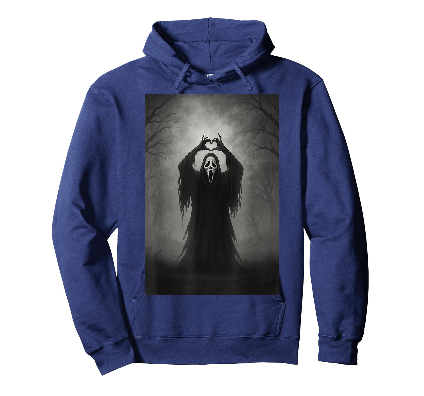 Retro Scary Ghost Love Hands Funny Horror Halloween Costume T-Shirt