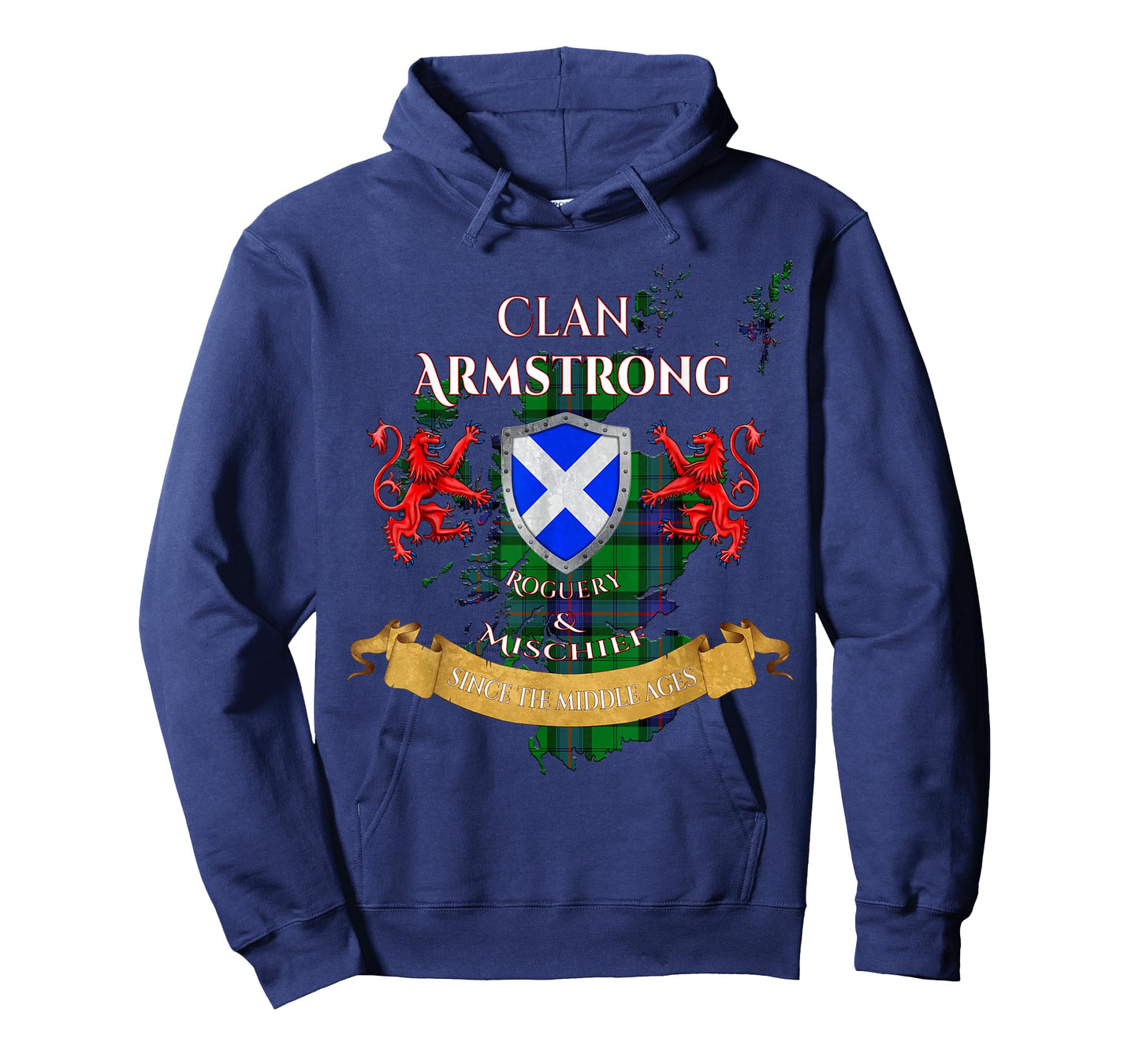 Armstrong Scottish Family Clan Middle Ages Mischief T-Shirt
