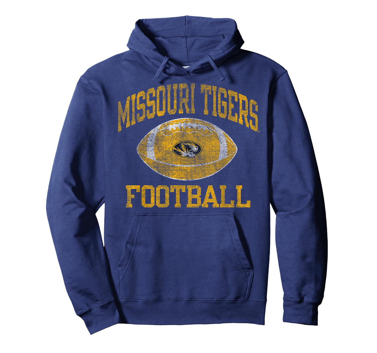Missouri Tigers Football Intensity Vintage Black T-Shirt