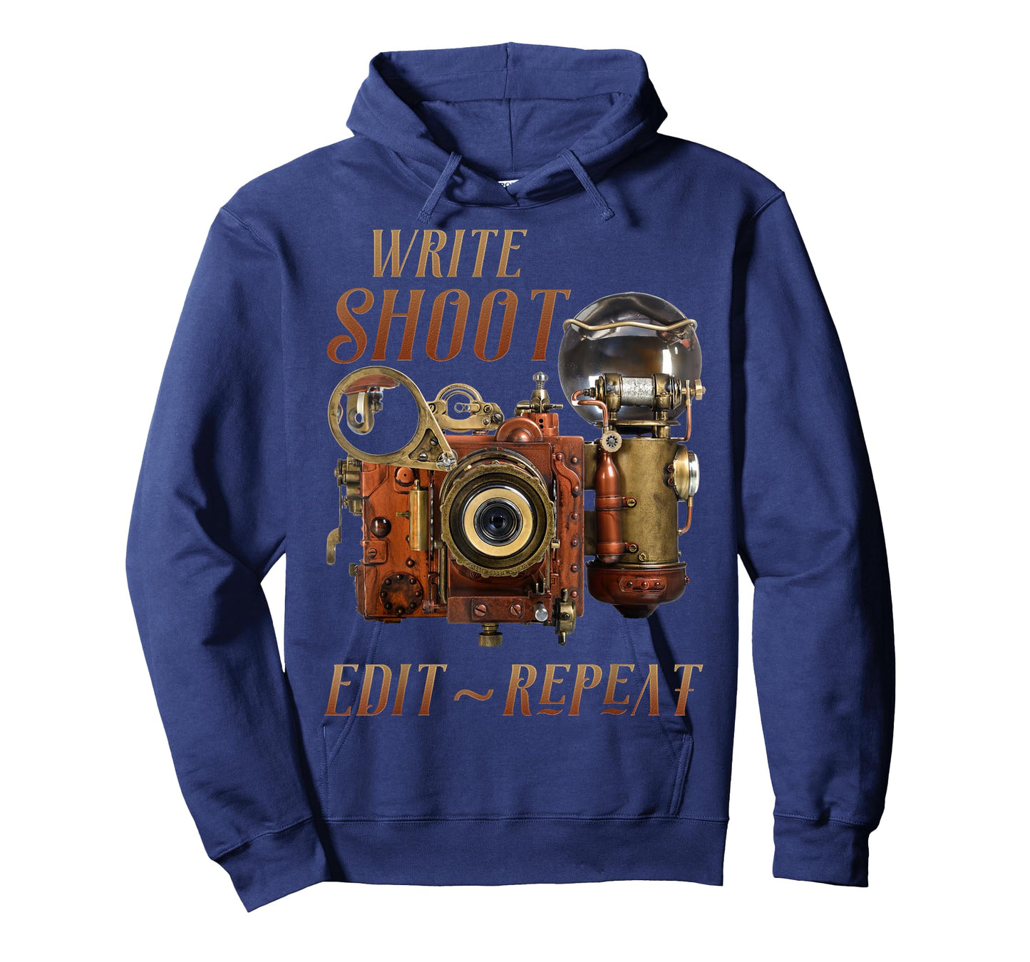 Write Shoot Edit Repeat Steampunk Flash Filmmaker T-Shirt