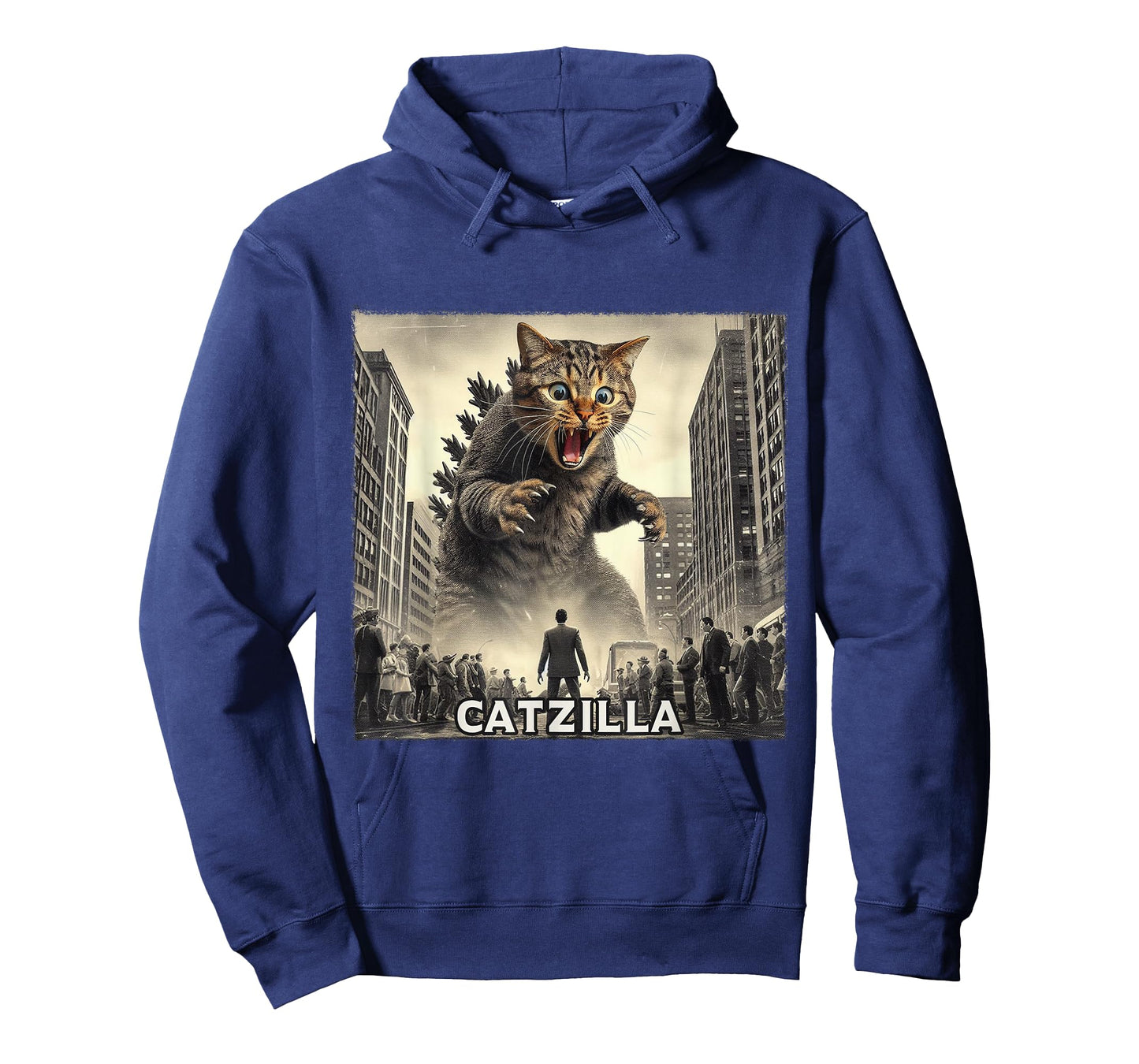Catzilla Cat Japanese Art Funny T-Shirt