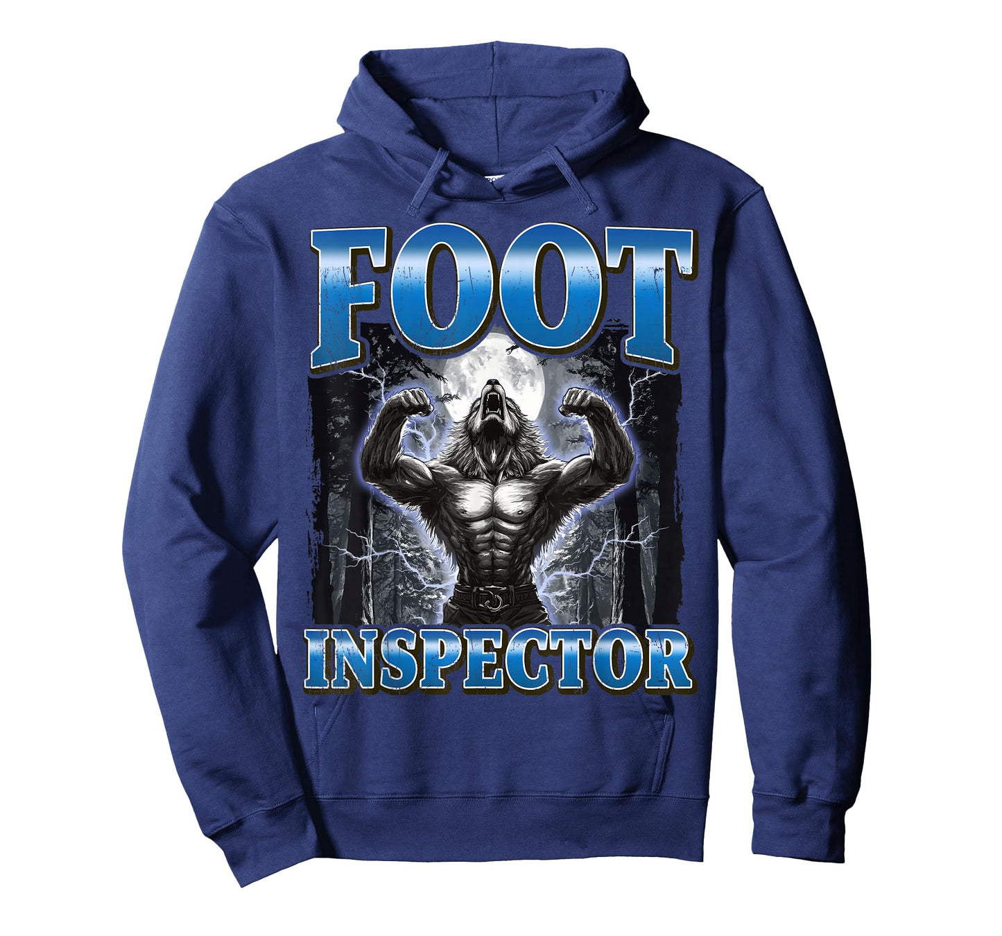 Foot Inspector Funny Werewolf Meme T-Shirt