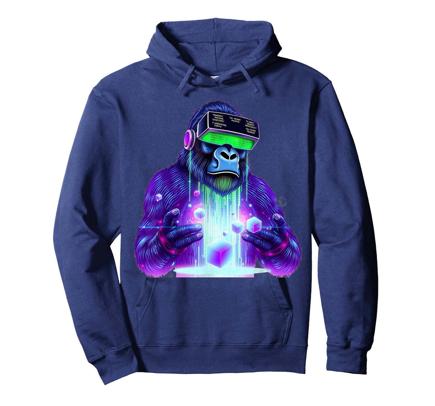 Gorilla VR Gamer Playing Tag Boys Funny Adult Gorilla VR T-Shirt