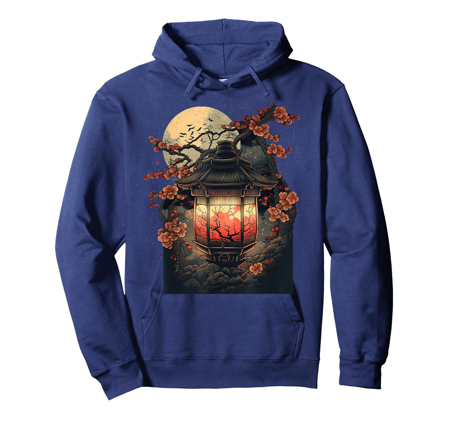 Japanese Pagoda Lantern Japan Art Sakura Blossom Zen Art T-Shirt