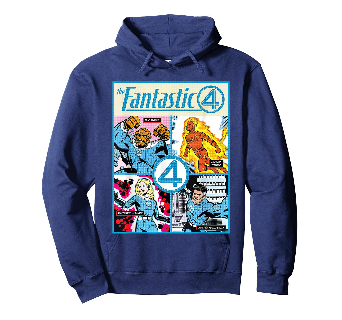 Marvel The Fantastic Four: First Steps Retro Comic Cover T-Shirt