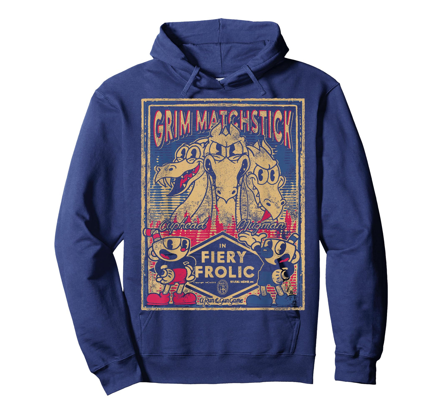 Cuphead Grim Matchstick Fiery Frolic T-Shirt