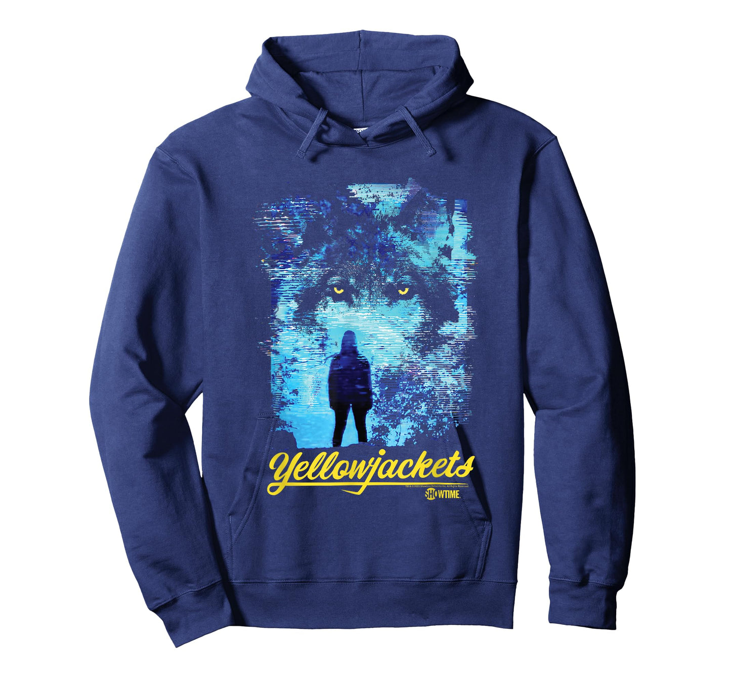 Yellowjackets Distorted Wolf with Logo T-Shirt