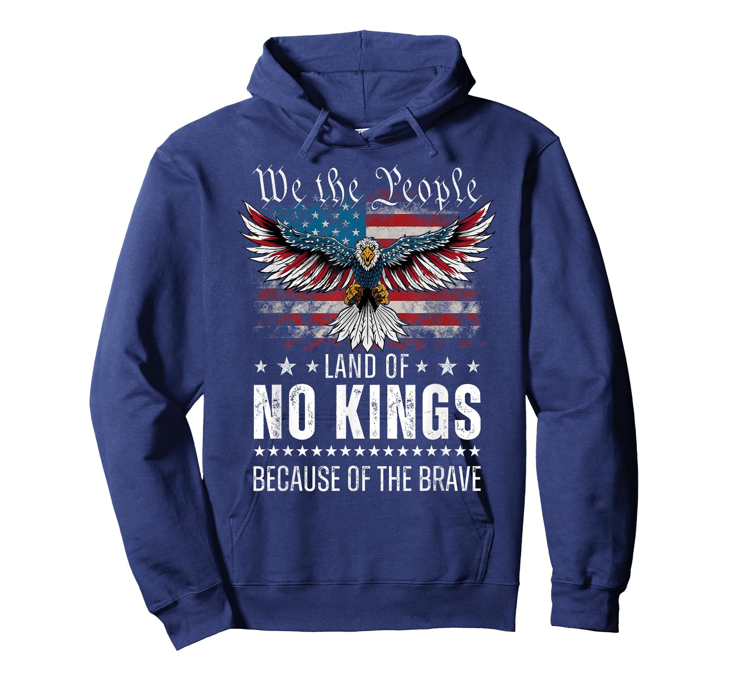 We The People Land of No Kings Because of The Brave T-Shirt