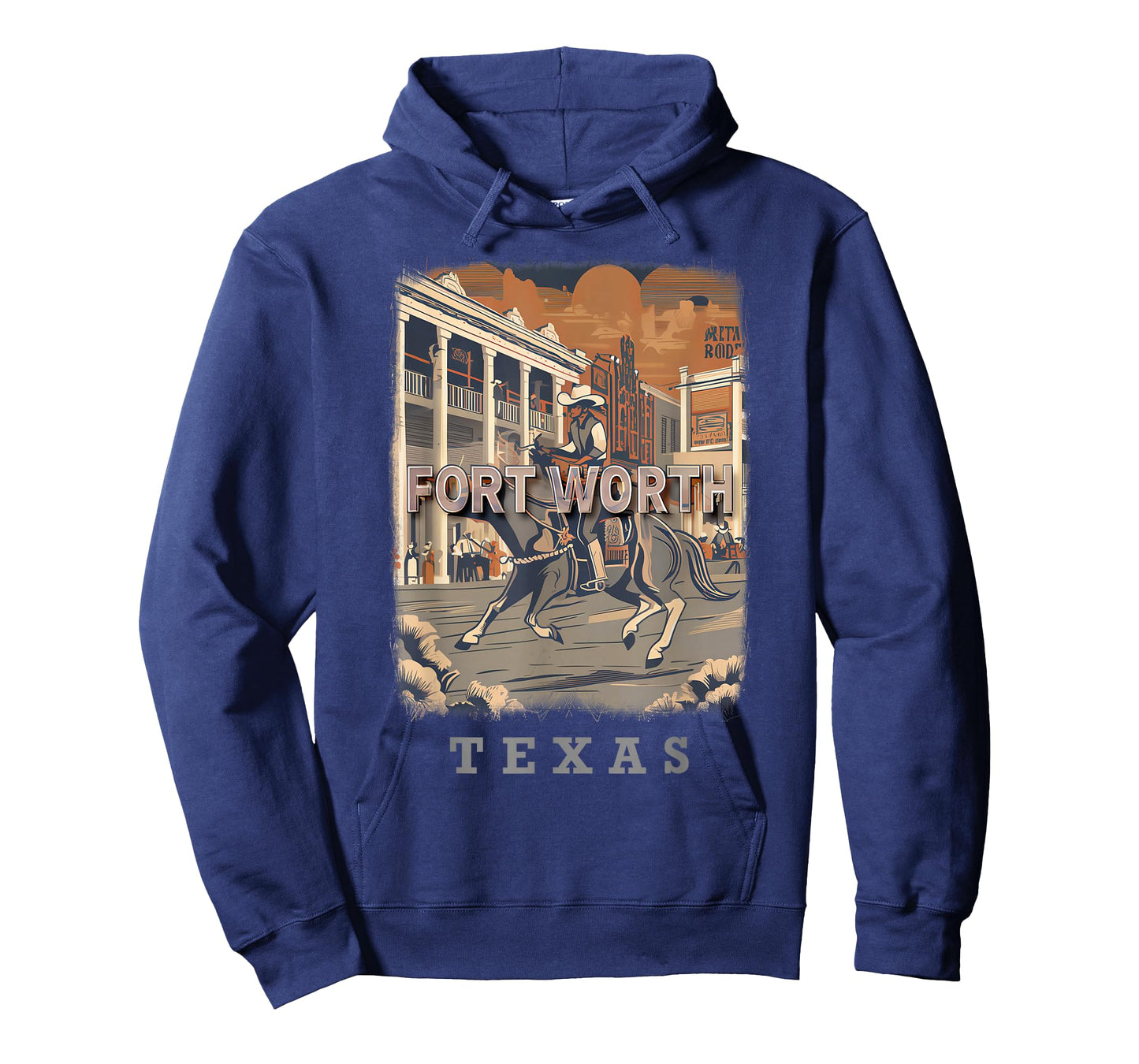 Fort Worth Texas TX Wild West Charm SD979 T-Shirt