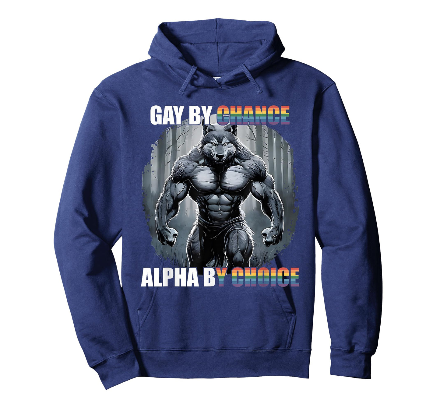 Gay by Chance Alpha by Choice Werewolf T-Shirt