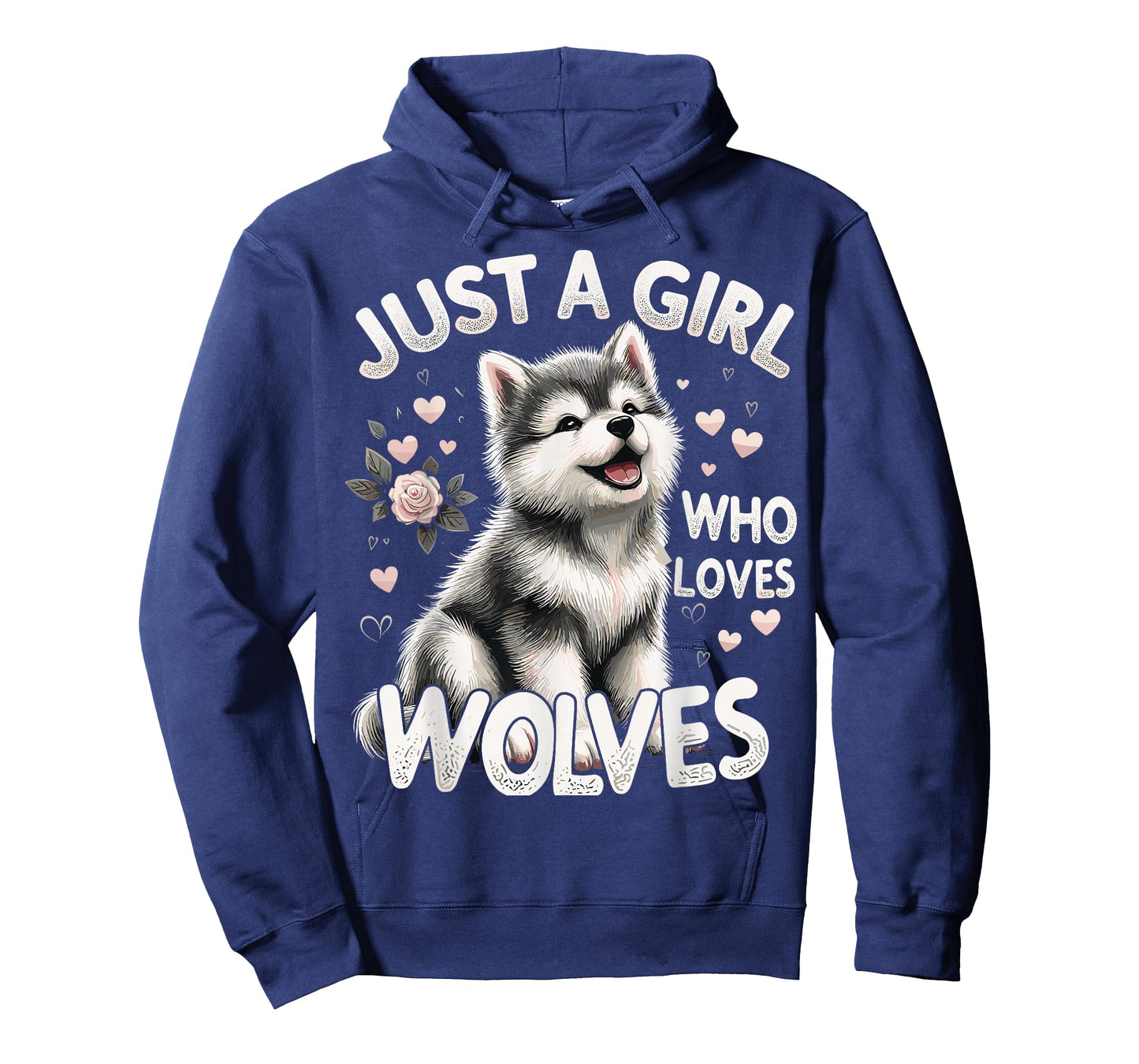 Cute Wolf Just a Girl Who Loves Wolves T-Shirt
