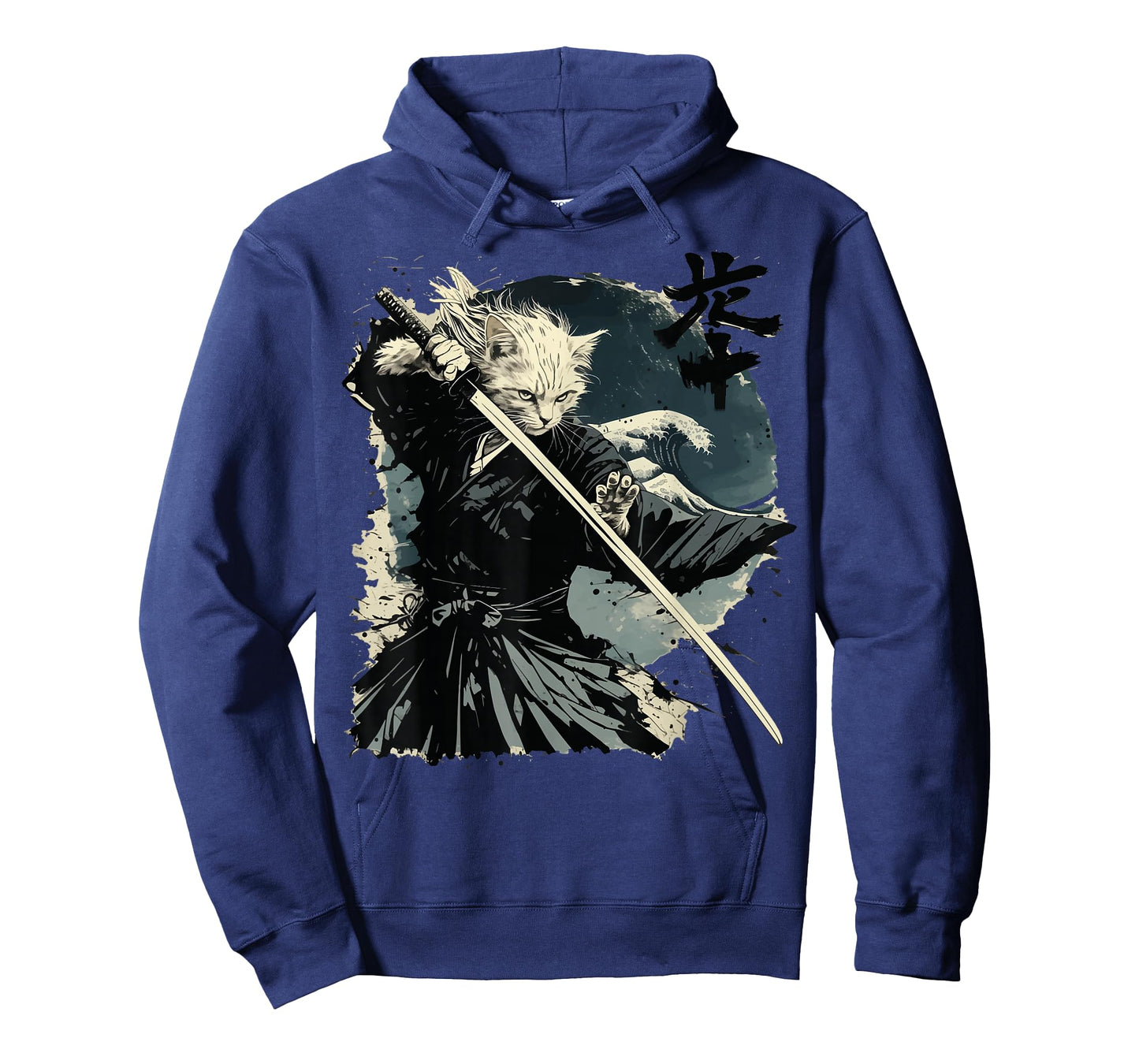Japanese Cat Katana Japan Samurai T-Shirt