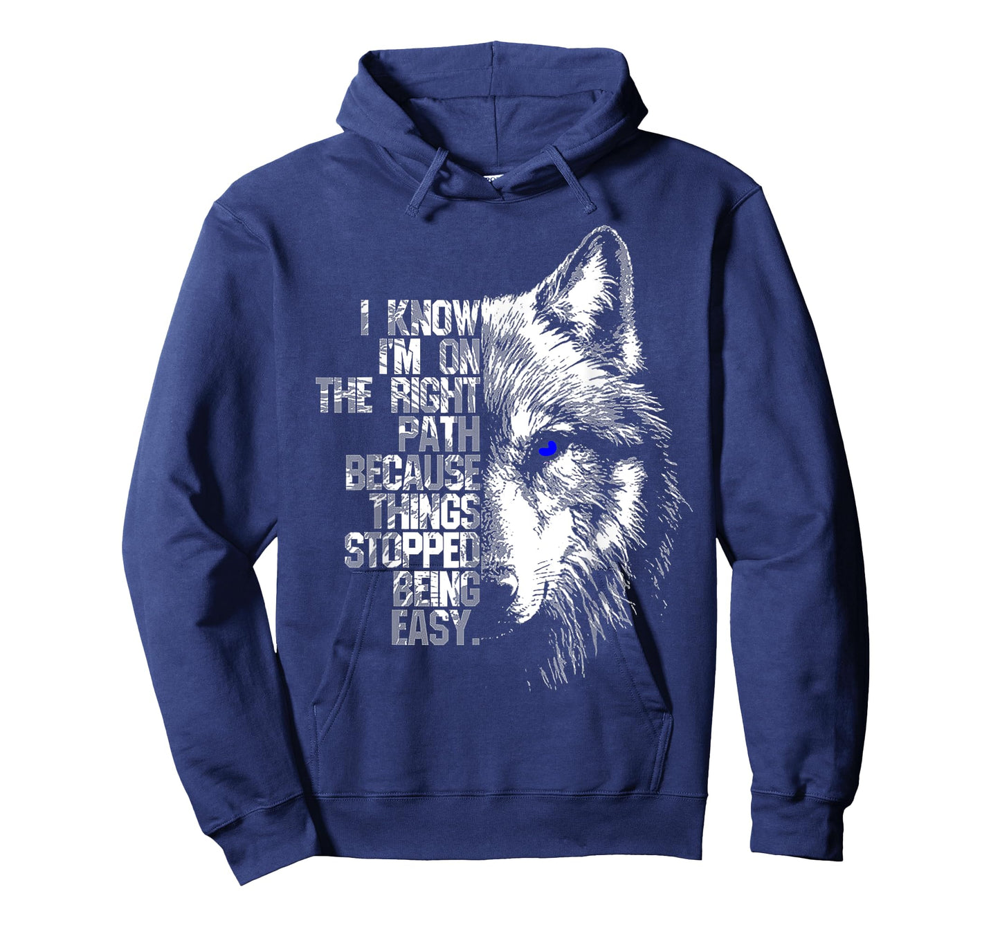 Wolf I Know I'm On The Right Path Because Things Stopped T-Shirt