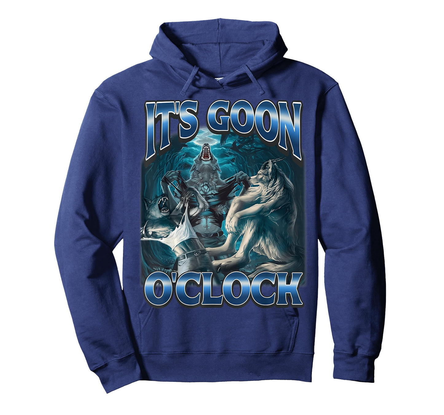 It's Goon O'clock Alpha Wolf Meme Humor T-Shirt