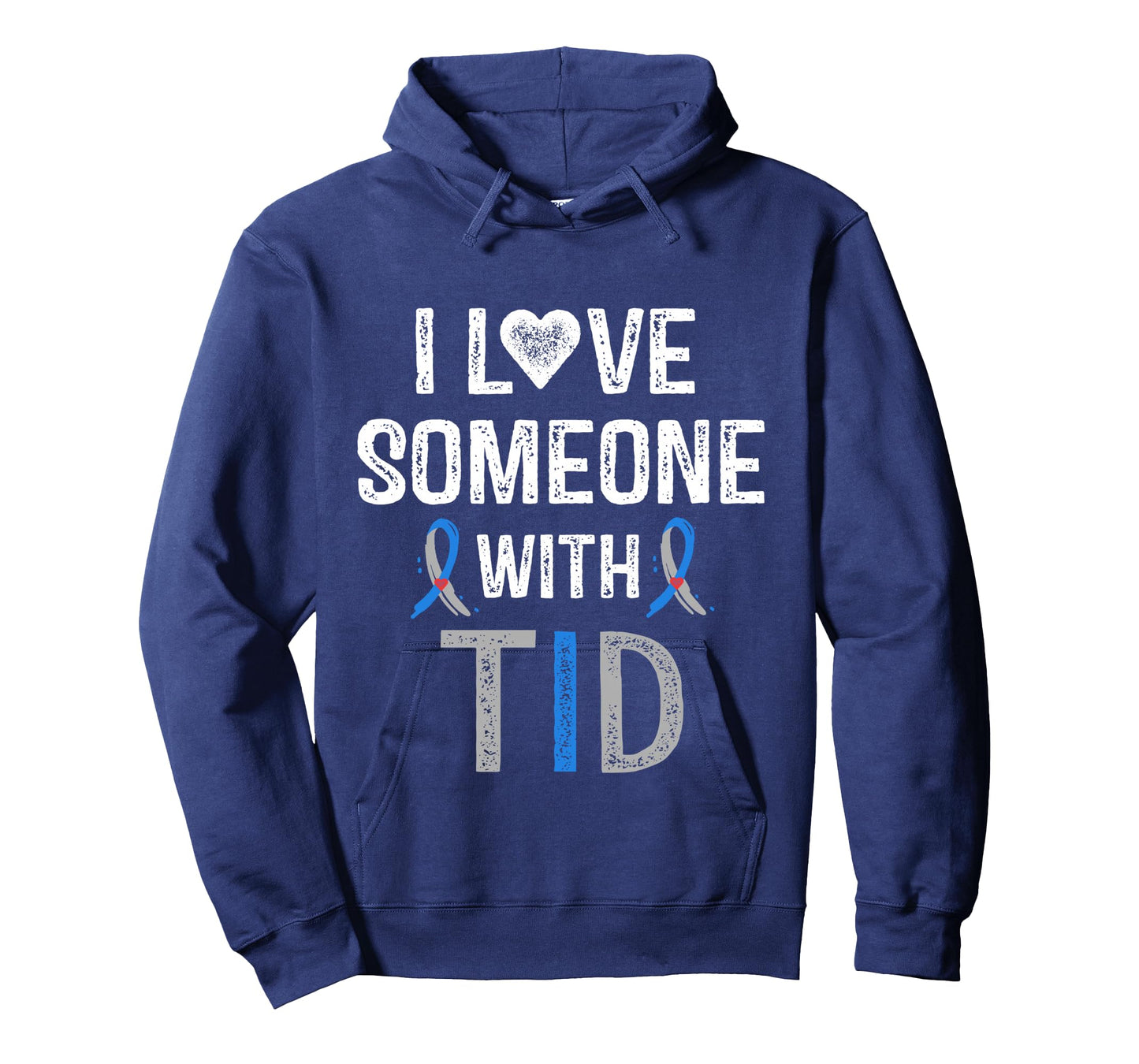 I Love Someone With T1D Shirt Type 1 Diabetes Awareness Gift Long Sleeve T-Shirt