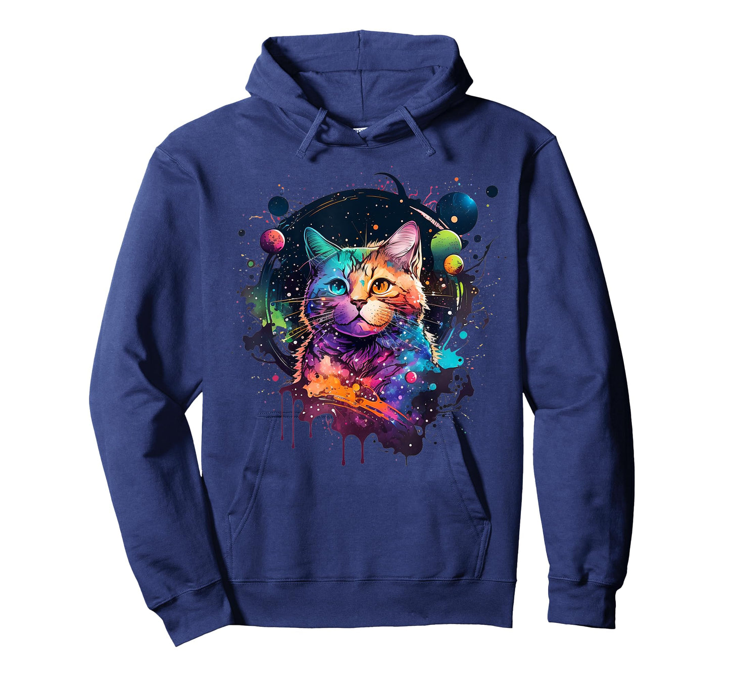Cat Space Cat Galaxy Kitten Space Kitten Cat T-Shirt for Men Women Kids