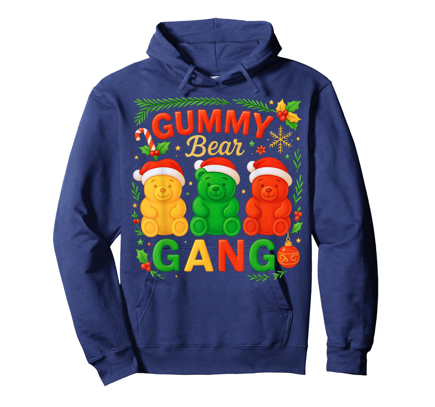Gummy Bear Gang Christmas Candy Squad Kids Team Xmas Costume T-Shirt