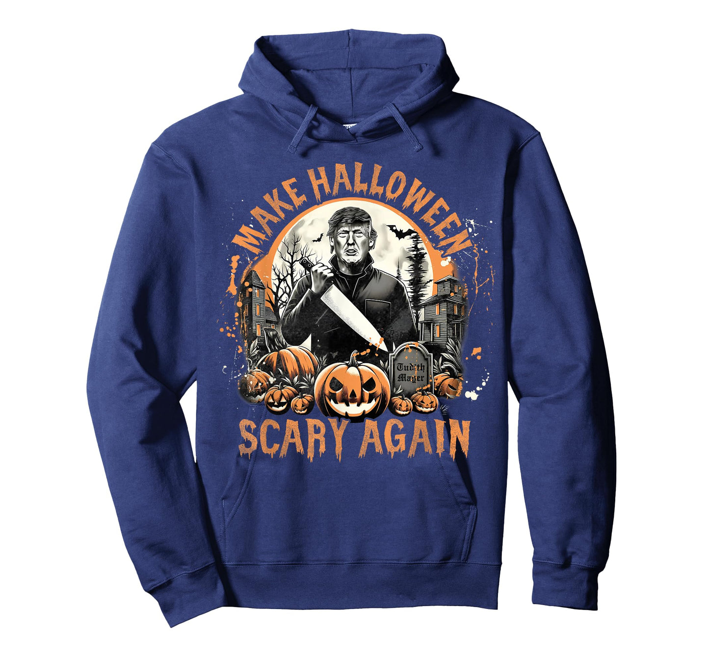 Make Halloween Scary Again Funny Trump Jack O Lantern Spooky T-Shirt