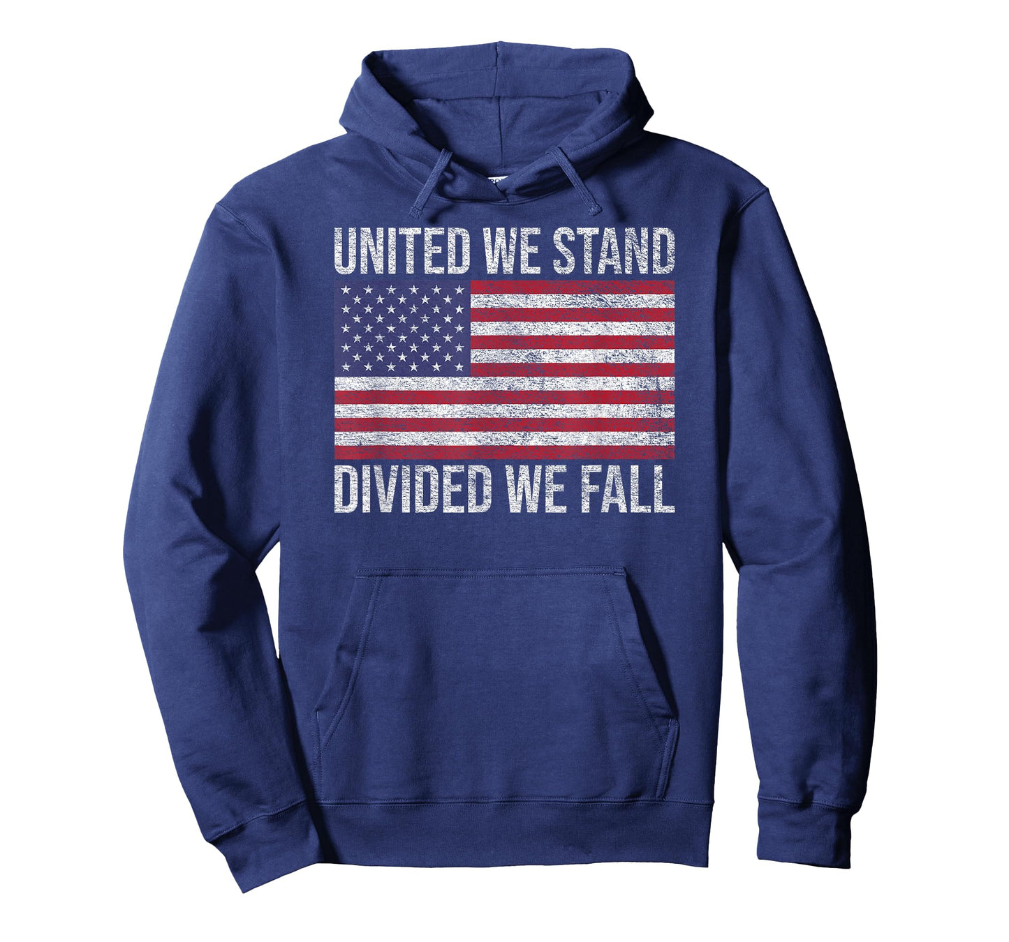 USA FLAG UNITED WE STAND DIVIDED WE FALL AMERICAN PATRIOT T-Shirt