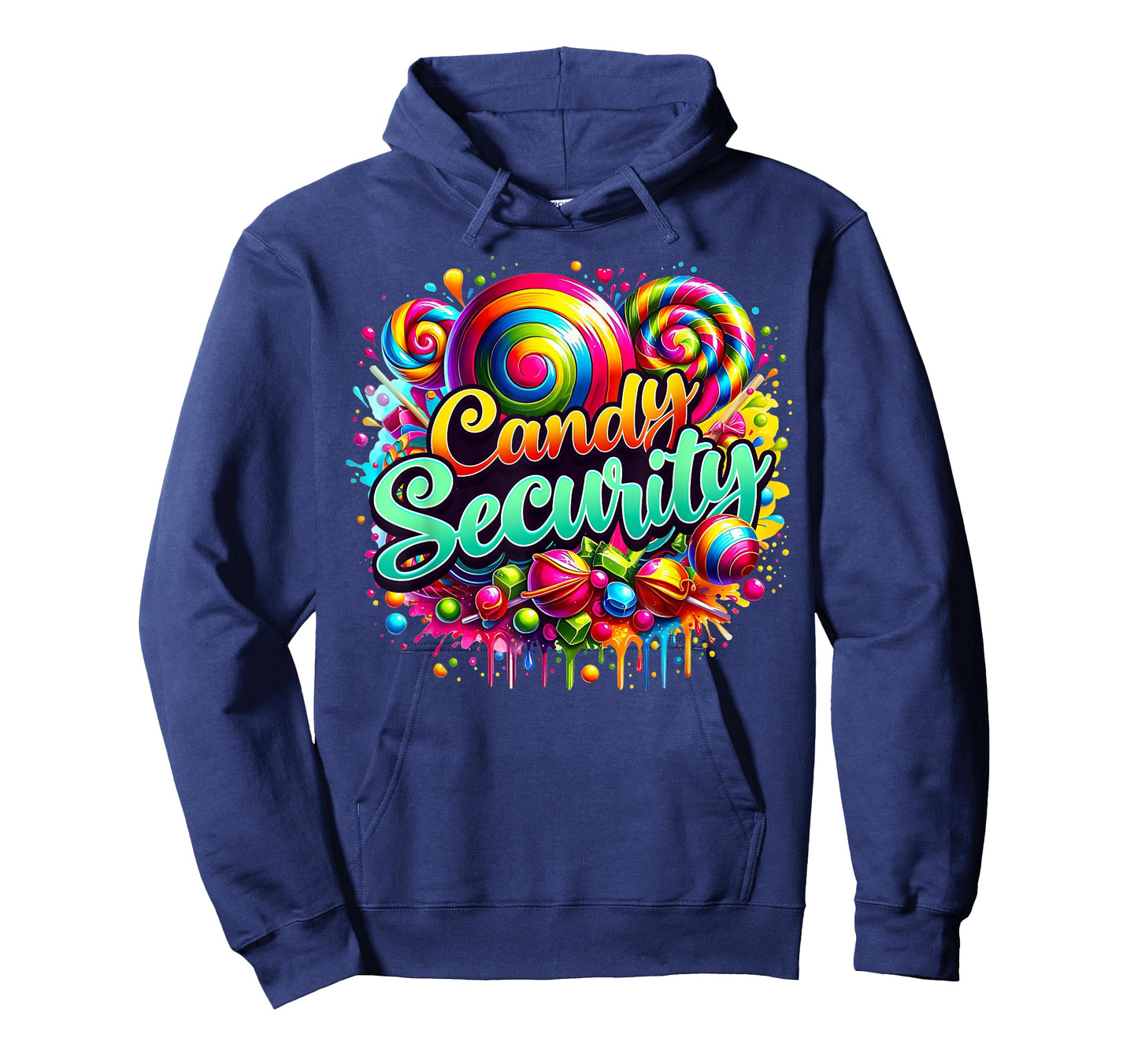 Candy Land Costume Women Kid Candy Crew Funny Candy Security T-Shirt