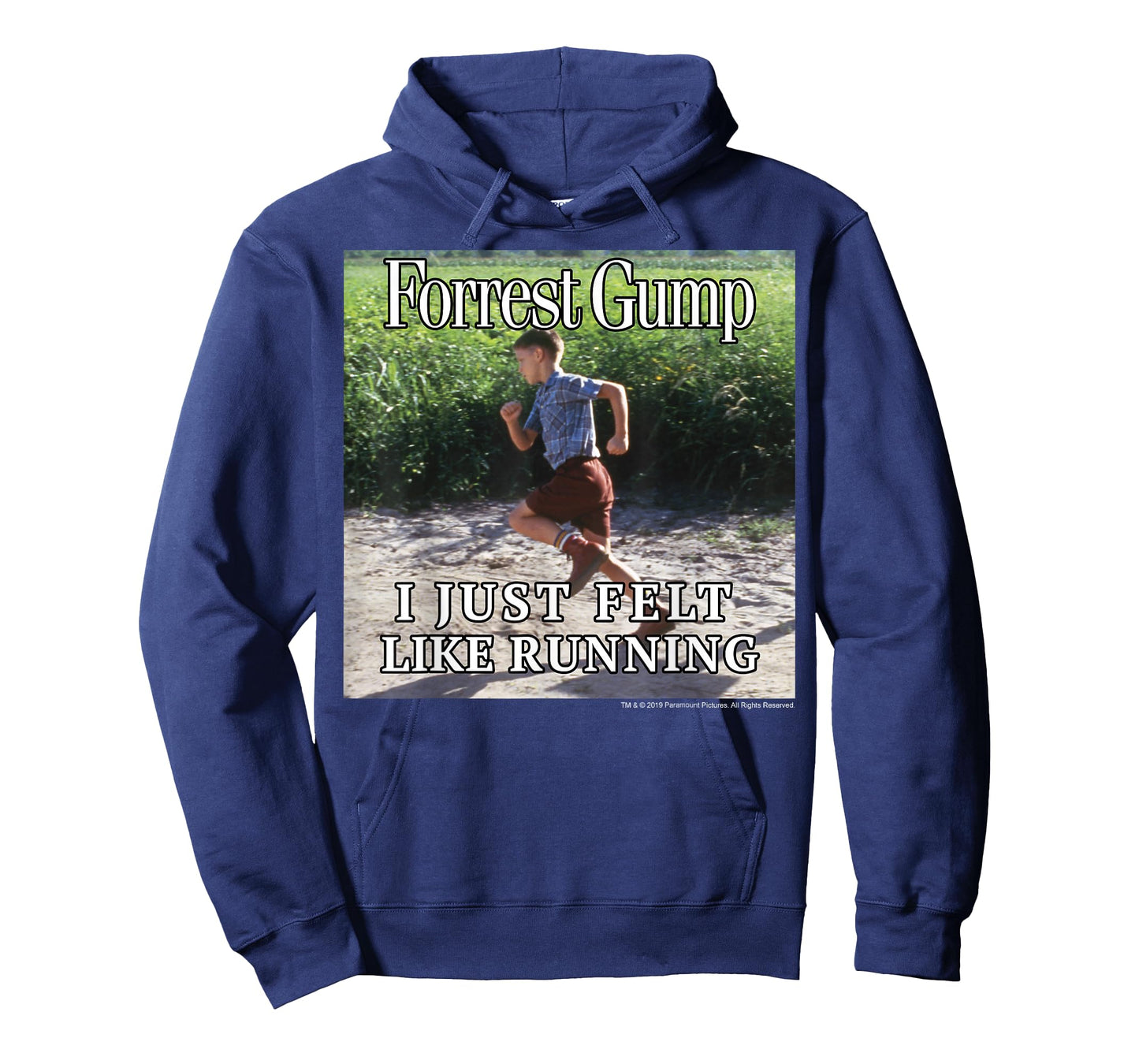 Forrest Gump Just Felt Like Running Photo Panel T-Shirt