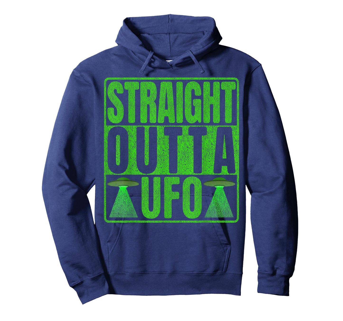 Straight Outta UFO Abduction Space Ship Humor Funny Aliens T-Shirt