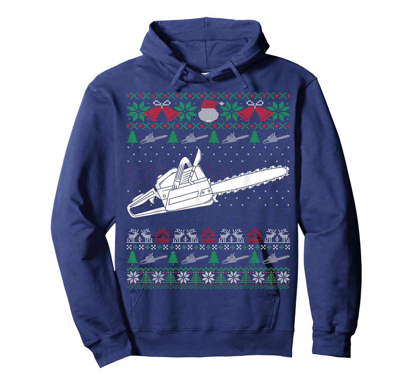 Funny Christmas Chainsaw Lovers Ugly Xmas Sweater Pajamas T-Shirt