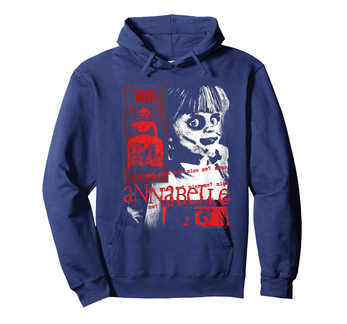 Annabelle High Contrast Zine Collage Horror Movie T-Shirt