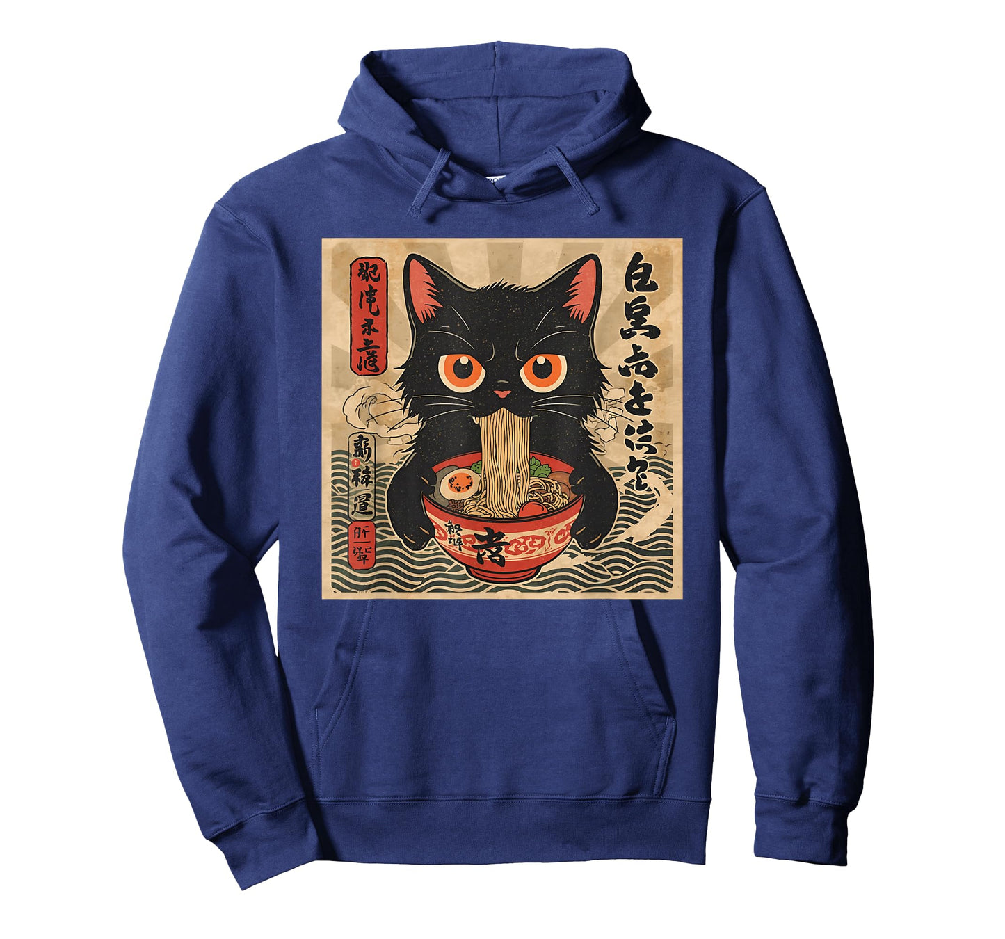 Kawaii Anime Cat Ramen Japanese Graphic Tees Men Women Teens T-Shirt