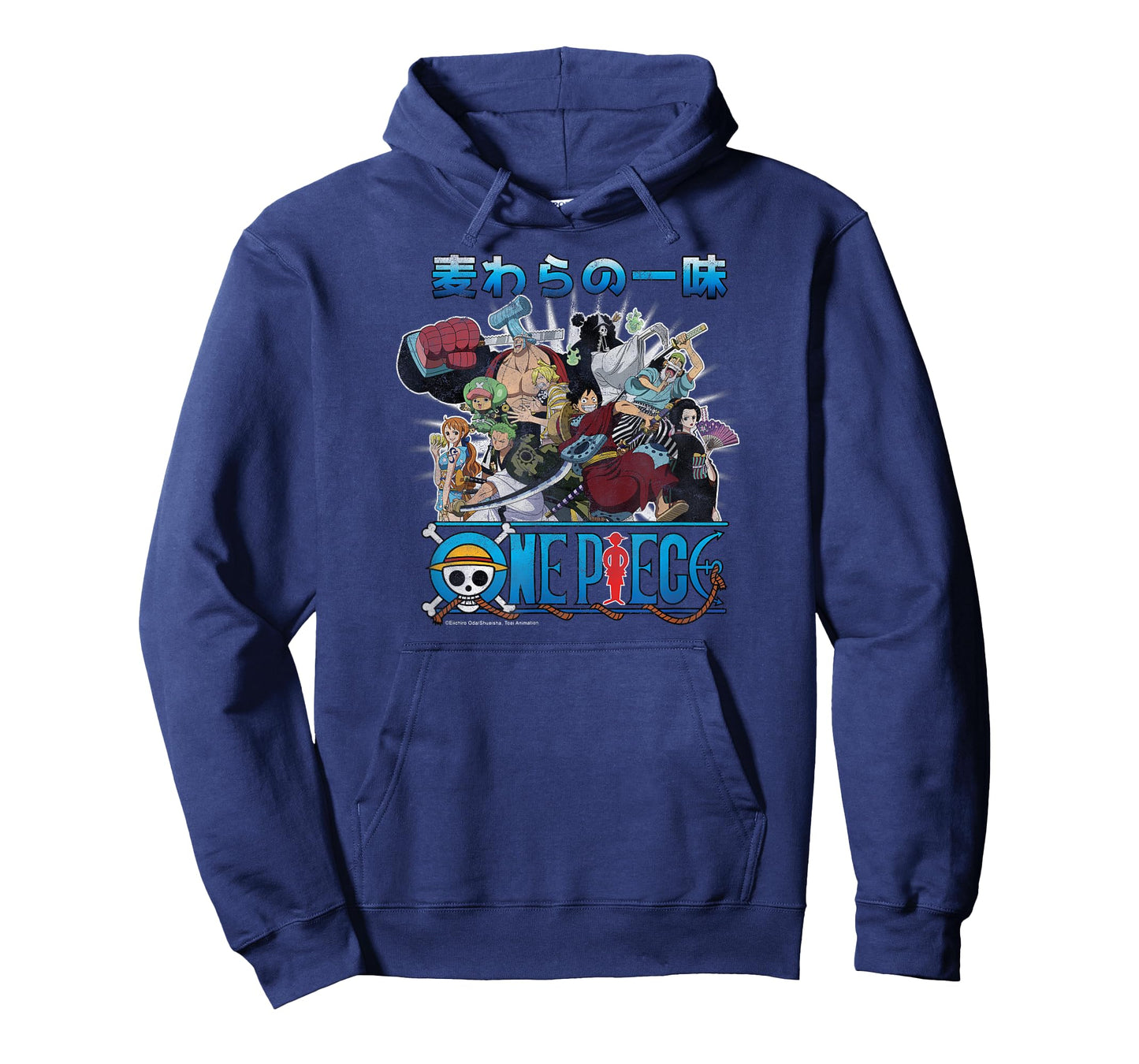 One Piece Anime Retro Straw Hat Crew Cast Collage T-Shirt