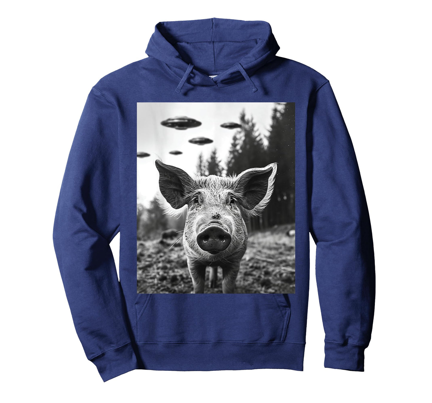 Pig Farmer Breeder - Funny Alien Selfie Kune Kune UFO T-Shirt