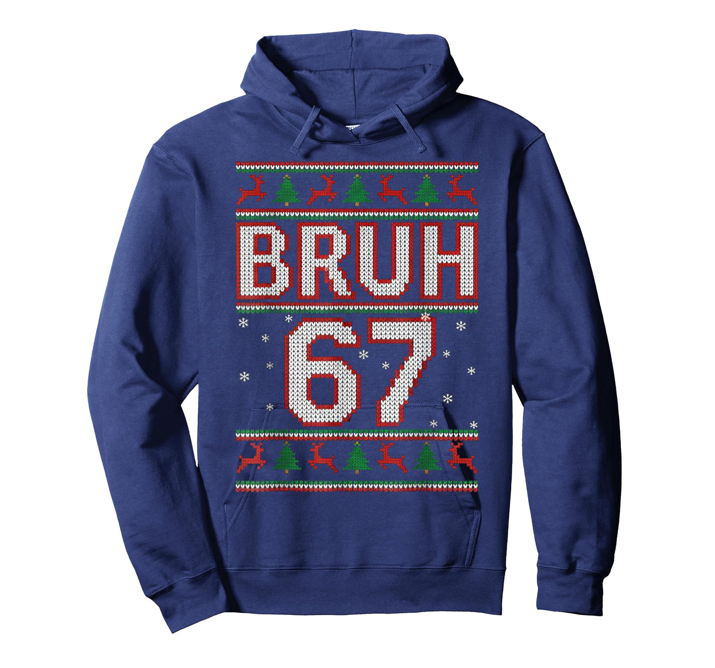 Funny Bruh 67 Christmas Holiday Women Kids Xmas Pajamas T-Shirt