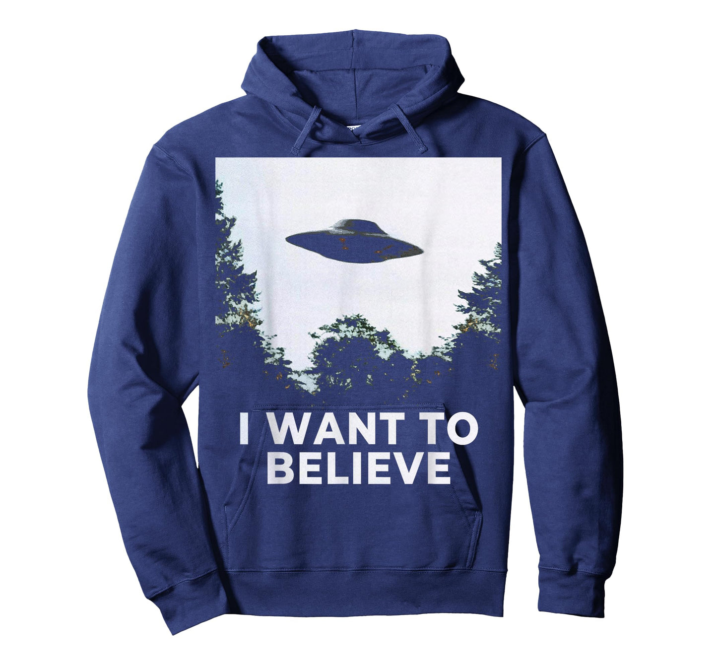 Alien UFO Hunter Cool Alien Spaceship I Want To Believe T-Shirt
