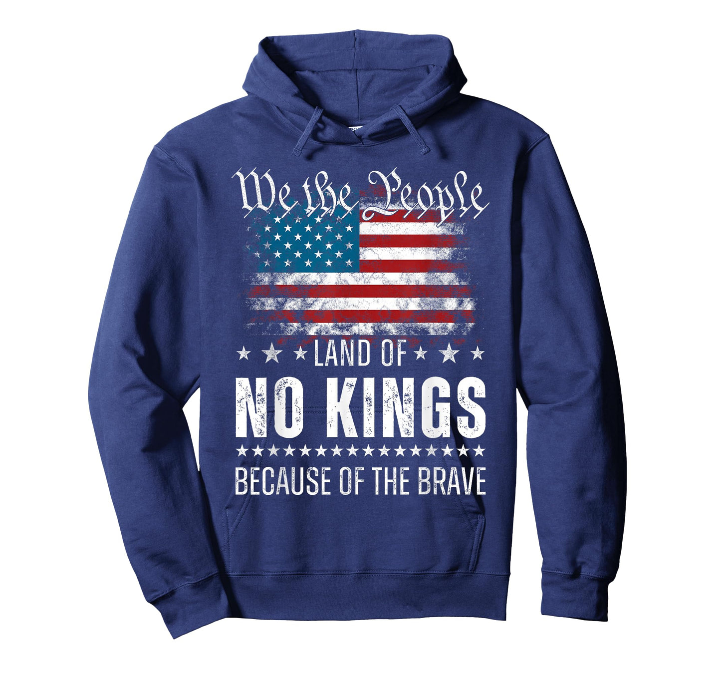 We The People Land of No Kings Because of The Brave T-Shirt