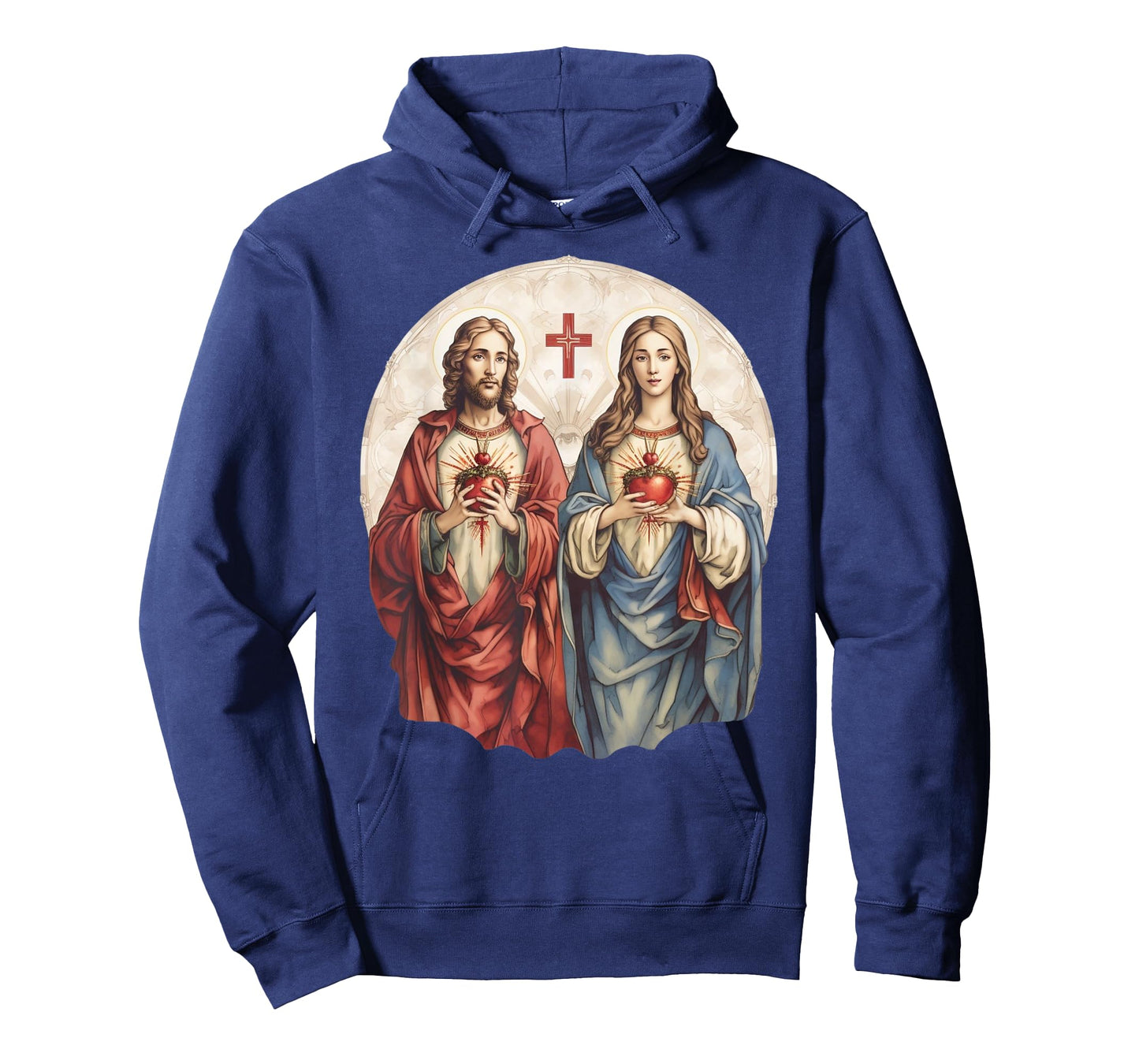 Sacred Heart of Jesus and Immaculate Heart of Mary Catholic T-Shirt