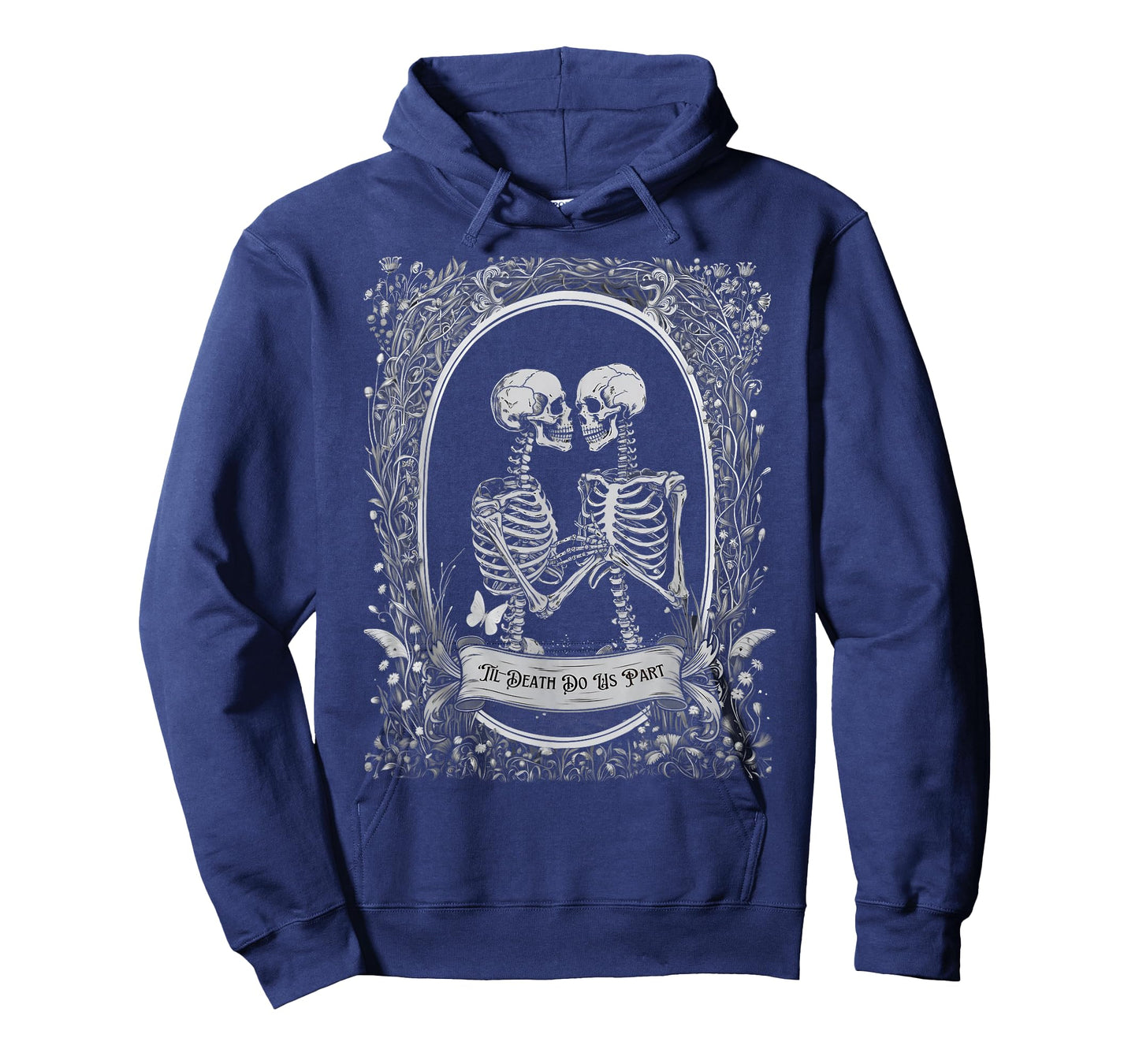 Till Death Do Us Part Spooky Season Happy Halloween Skeleton T-Shirt