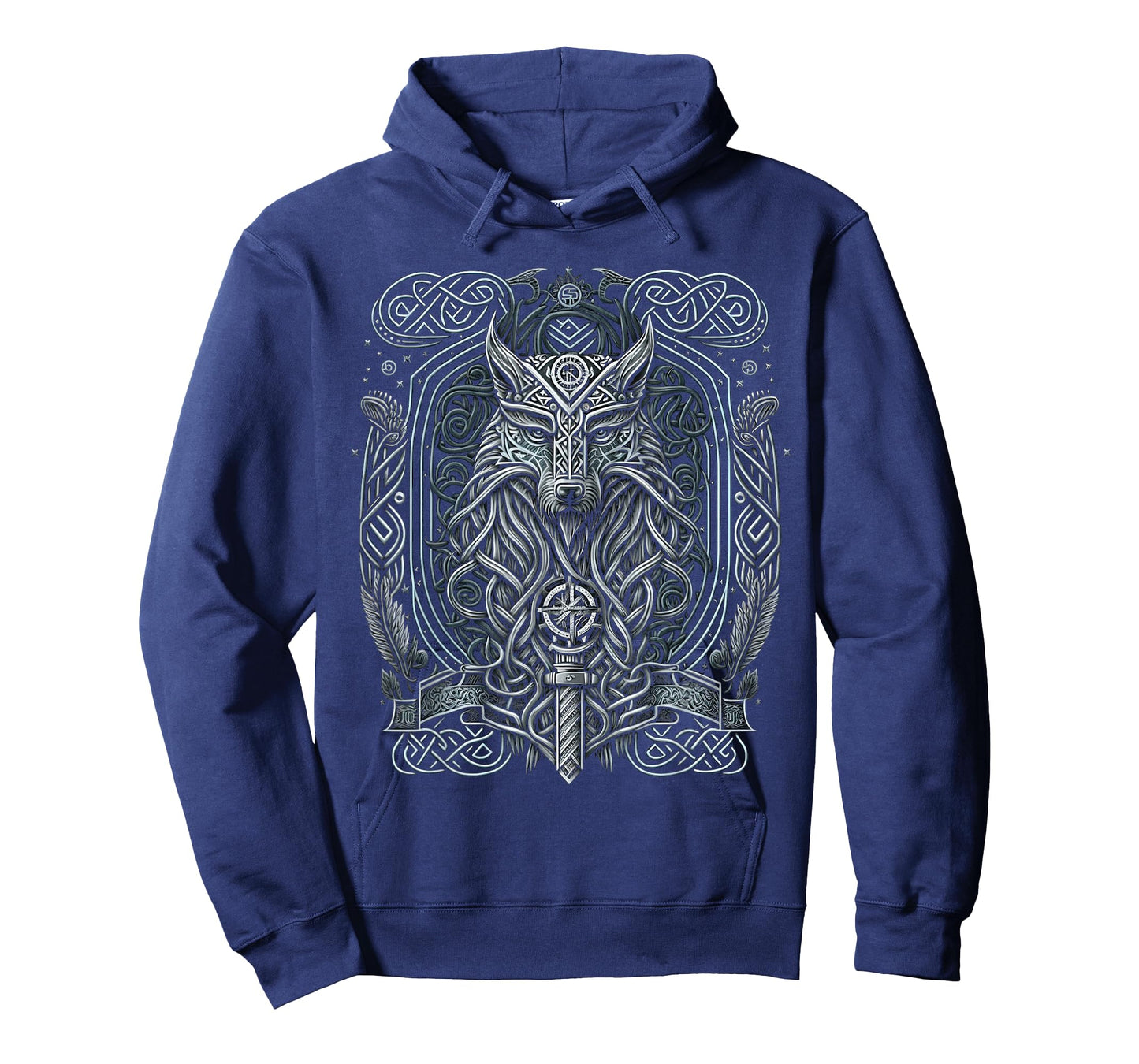 Odins Wolf Viking Norse Runes Nordmann Mythology T-Shirt