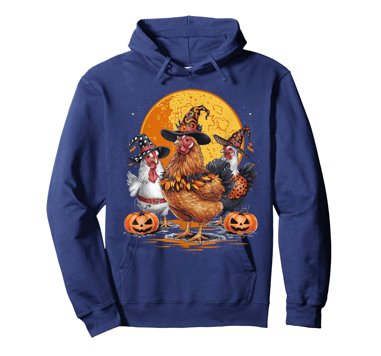 Funny Chicken Halloween Costume Spooky Season Chickens Witch T-Shirt