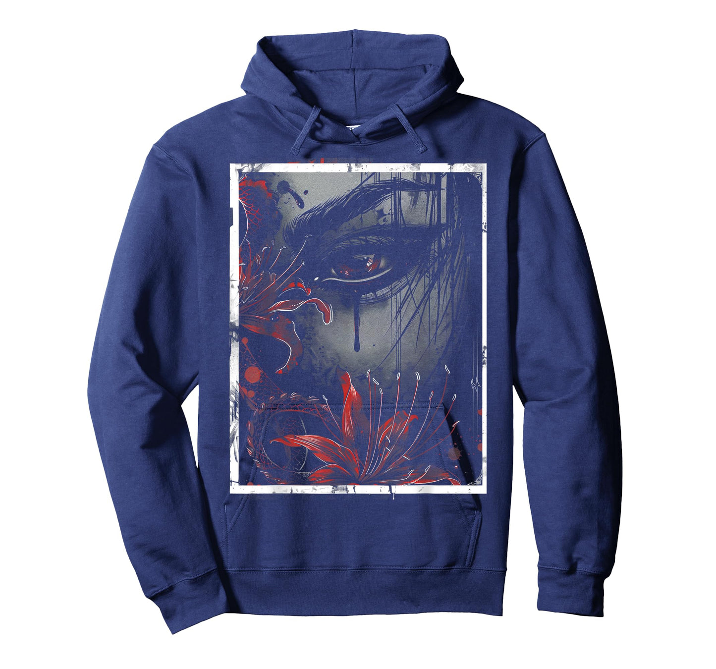 Anime Goth Sad Japanese Abstract Art Emotion Gothic T-Shirt